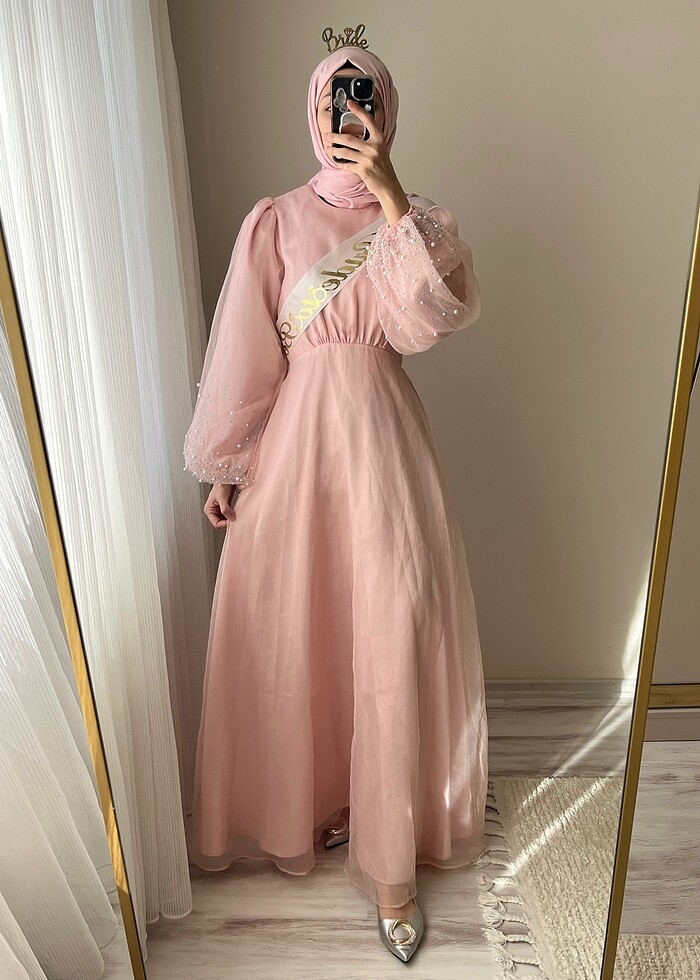 Manuka tesettür abiye - Görsel 2