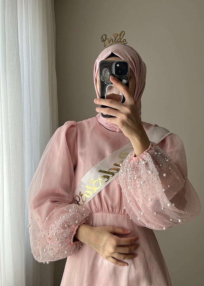 Manuka tesettür abiye - Görsel 3