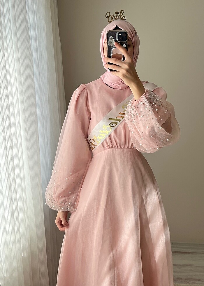 Manuka tesettür abiye - Görsel 4