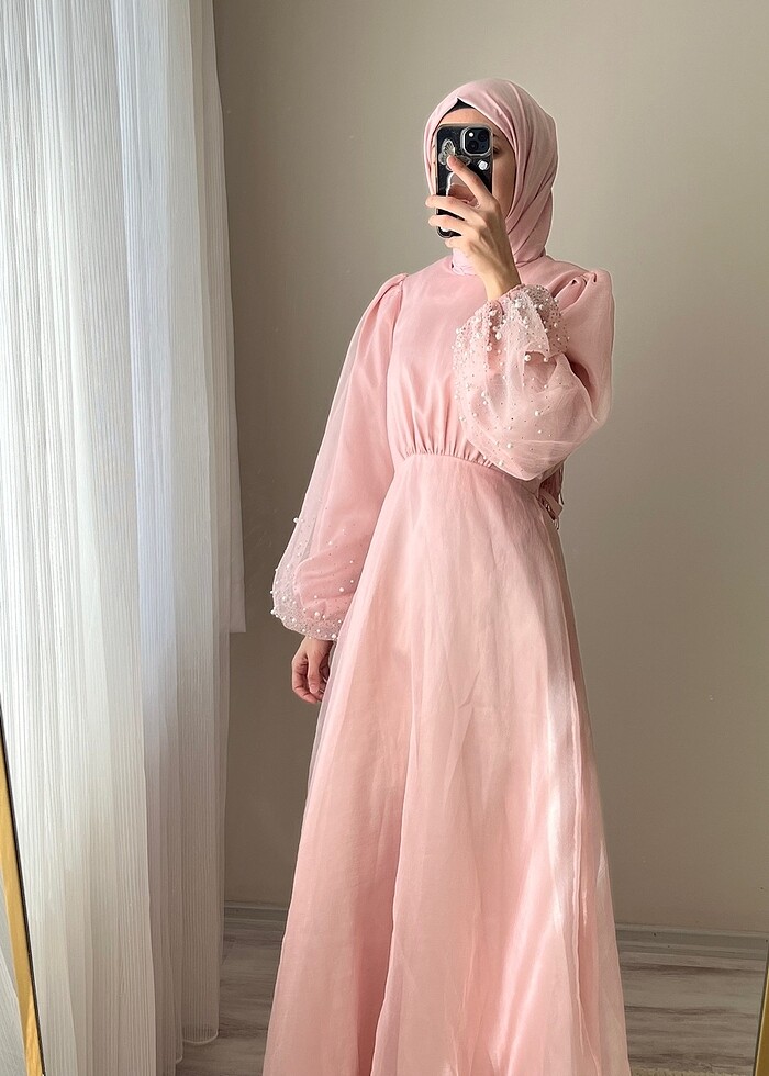 Manuka tesettür abiye - Görsel 5