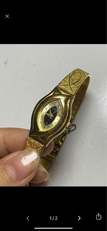 vintage gold saat