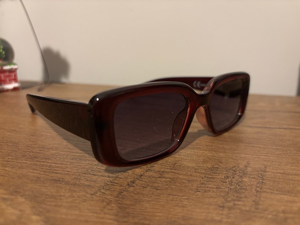 Kahverengi Retro Kadın Güneş Gözlüğü - Görsel 3