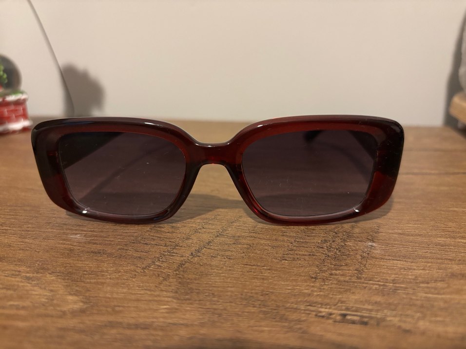 Kahverengi Retro Kadın Güneş Gözlüğü - Görsel 4