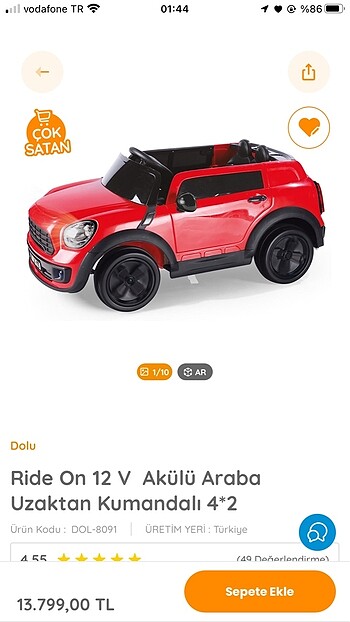 Akülü araba