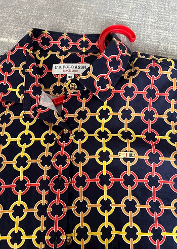 Renkli Baskılı Uzun Kollu Kadın Gömlek - Görsel 3