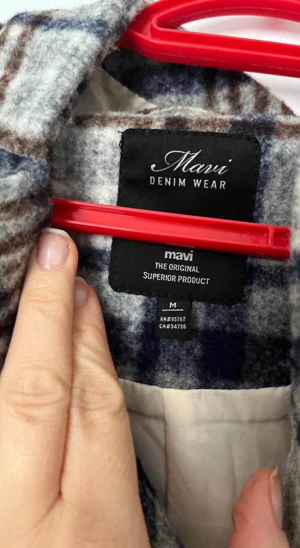 Kadın kaşe kaban - Görsel 2