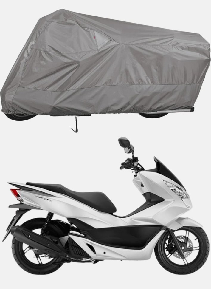 Gri Baskılı Su Geçirmez Motorsiklet Örtüsü - Görsel 5