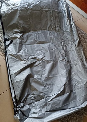 Gri Düz Desen Motor Örtüsü - Görsel 11