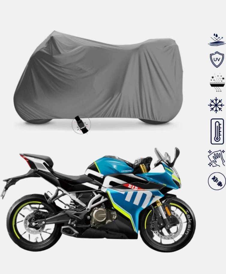 Gri Düz Desen Motor Örtüsü - Görsel 3