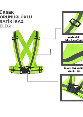 MOTORSİKLET REFLEKTÖRLÜ KEMER - Görsel 7