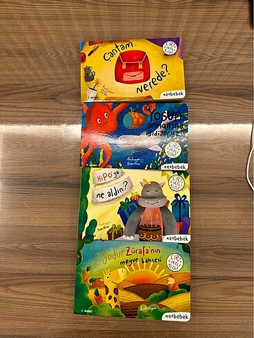 Neobebek 4lü Cırt cırtlı Kitap