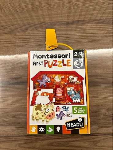 Montessori First Puzzle 2-4 yas