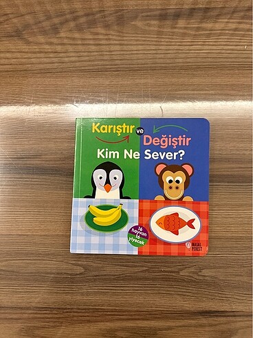 Karıştır ve Değiştir Kim Ne Sever Kitabi Masalperest Yayınevi