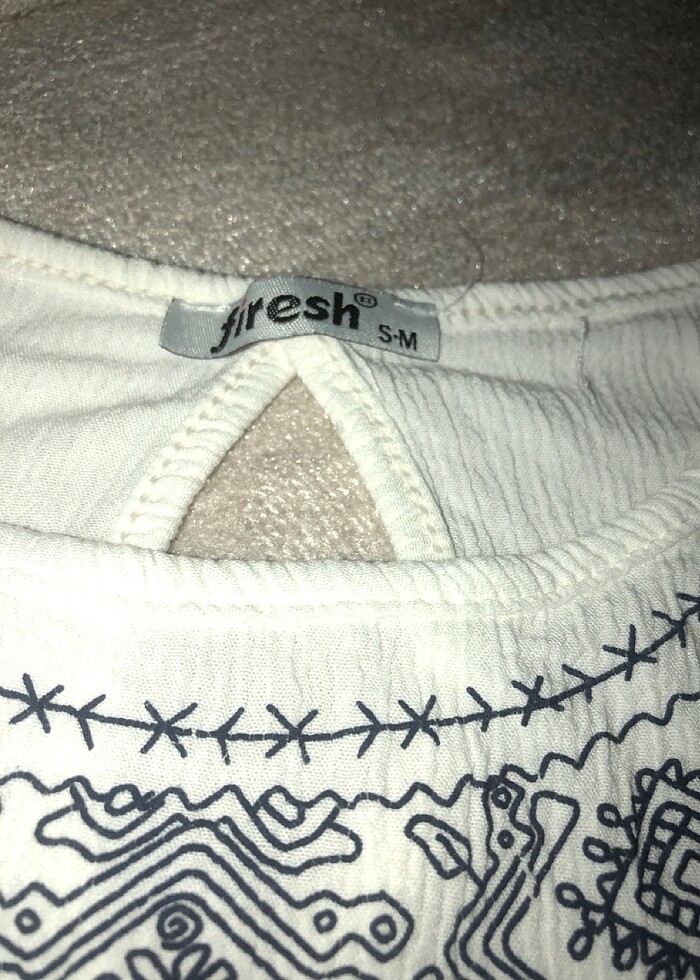 Yazlık keten tişört - Görsel 3