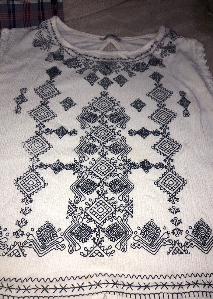 Yazlık keten tişört - Görsel 2