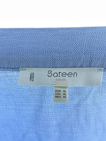 xl Beden mavi Renk Saten Mini Etek %70 İndirimli.
