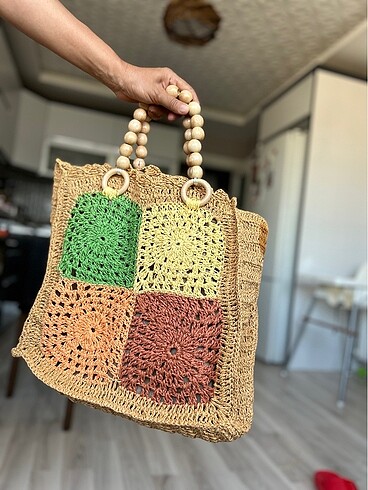 Kağıt tote çanta en 35 boy 37 cm sıfır el emeği ürün