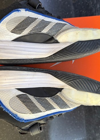 Erkek Çocuk Gri Beyaz Spor Ayakkabı Velcro - Görsel 8