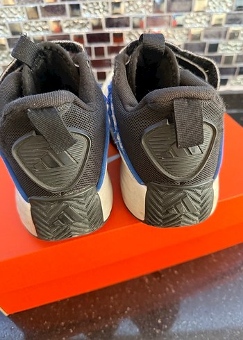 Erkek Çocuk Gri Beyaz Spor Ayakkabı Velcro - Görsel 2