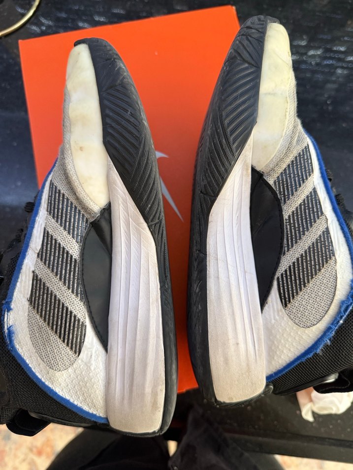 Erkek Çocuk Gri Beyaz Spor Ayakkabı Velcro - Görsel 5