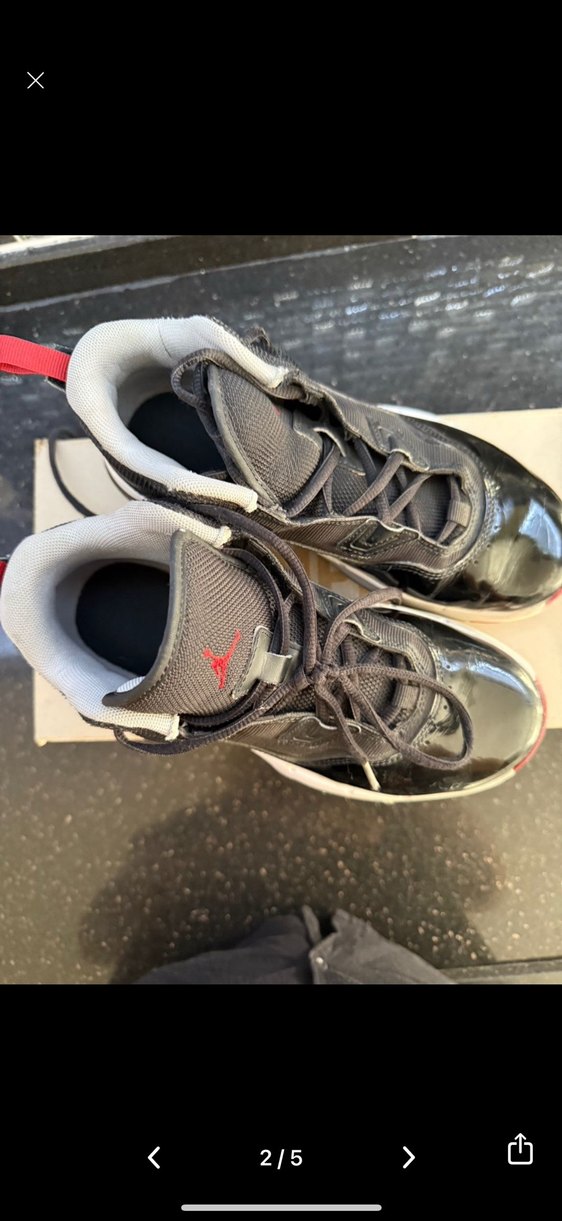 Siyah Bağcıklı Basketbol Ayakkabısı kullanıldı - Görsel 2