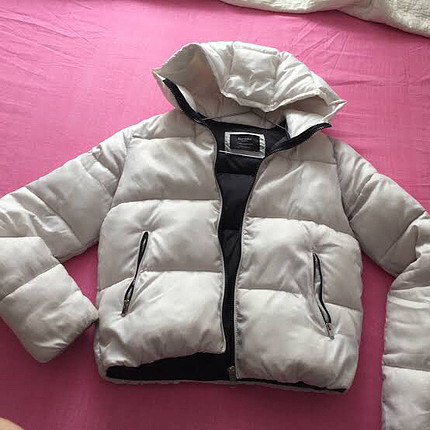 Bershka Bershka beyaz şişme mont