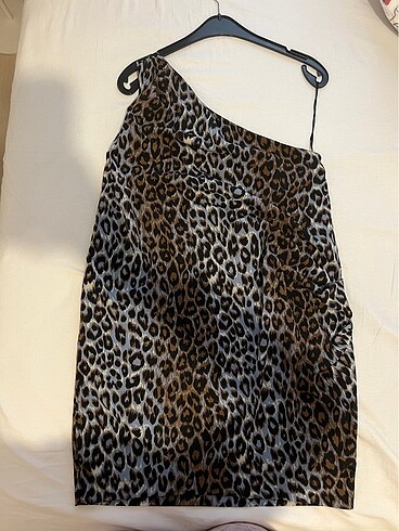 Mango Gece elbisesi leopar