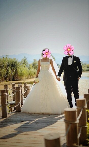 Özel işlemeli gelinlik - Görsel 7