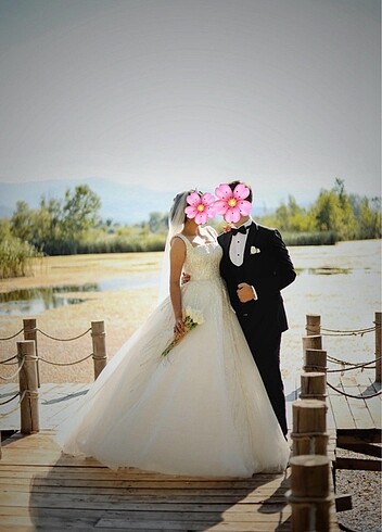 Özel işlemeli gelinlik - Görsel 5