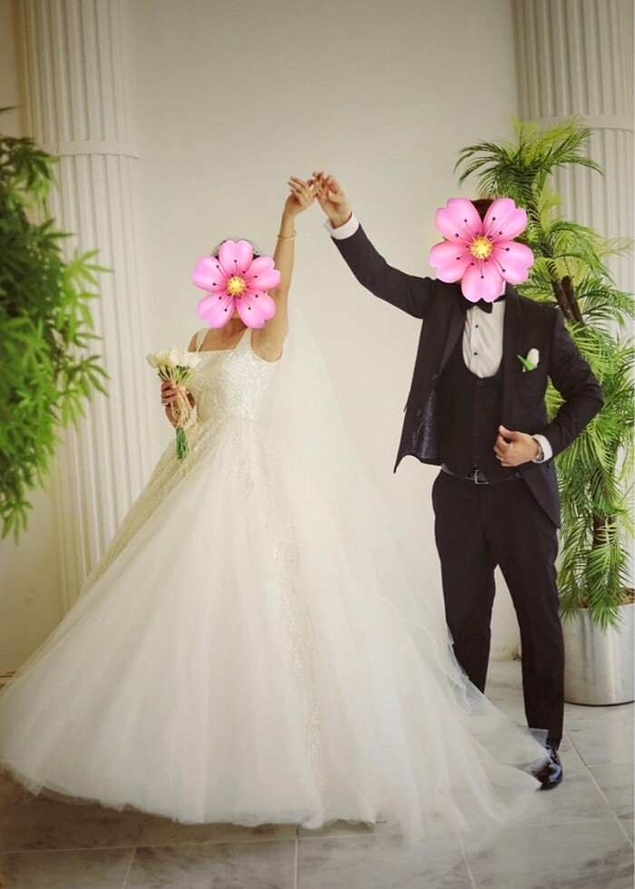 Özel işlemeli gelinlik - Görsel 4