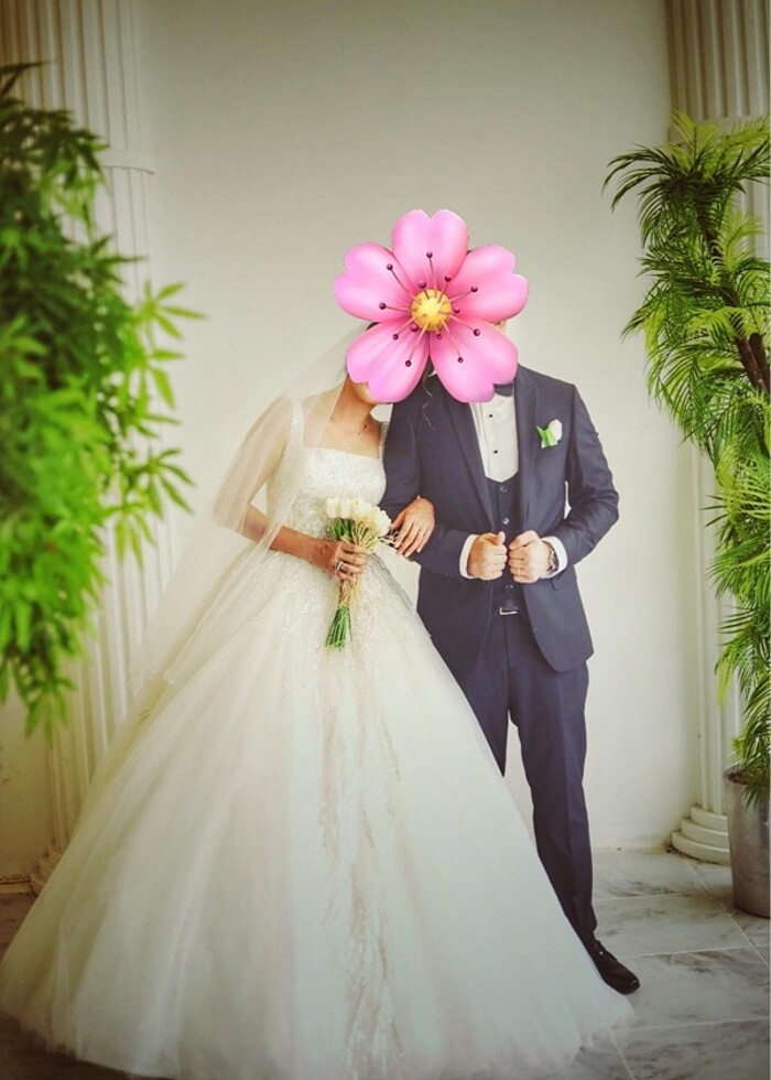 Özel işlemeli gelinlik - Görsel 3