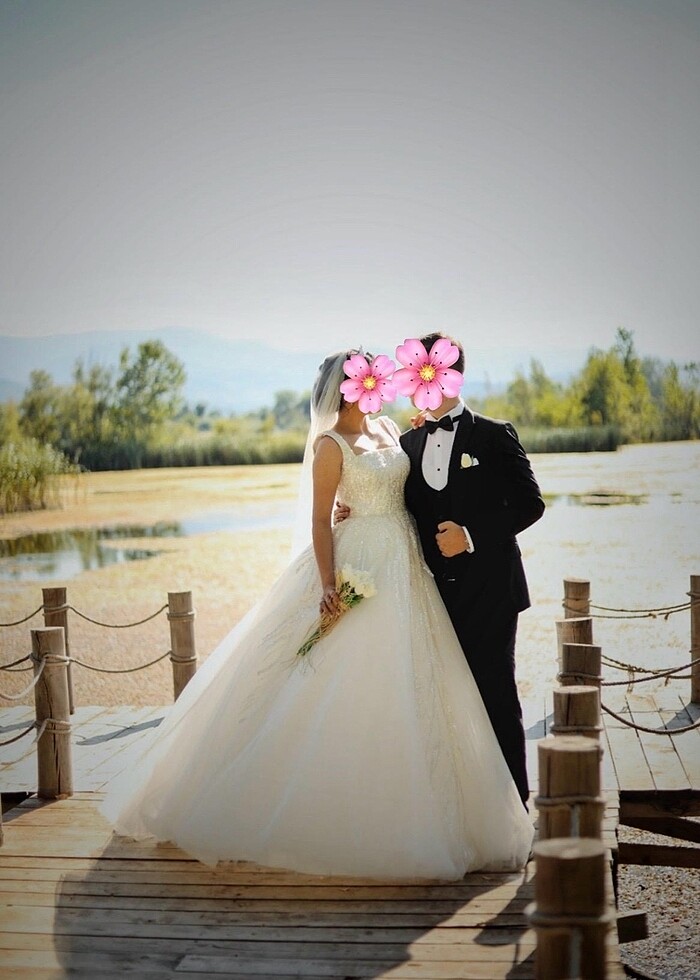 Özel işlemeli gelinlik - Görsel 5