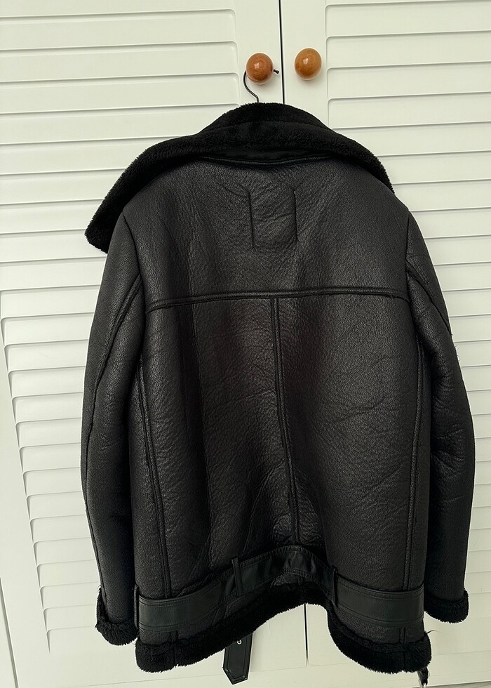 Zara siyah mont - Görsel 3