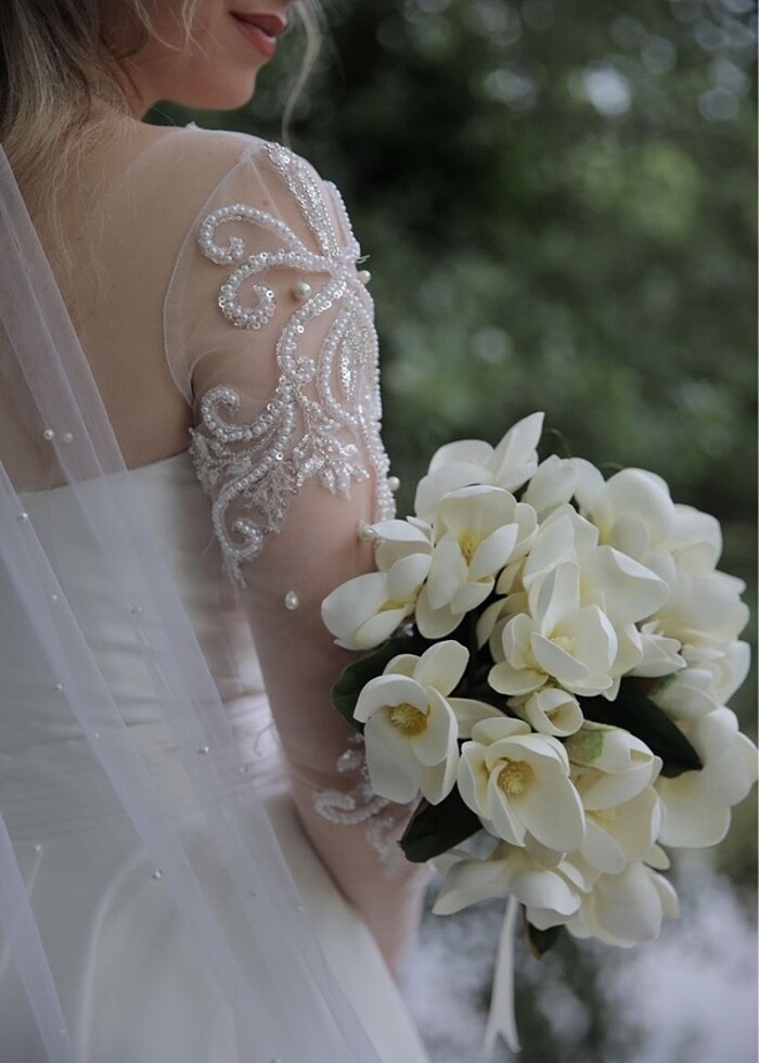 Saten gelinlik - Görsel 3