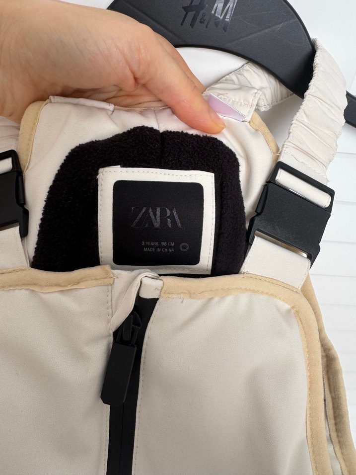 Zara Beyaz Erkek çocuk  kar tulumu - Görsel 4