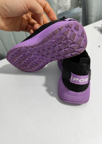 Skechers Siyah Mor Bağcıklı Spor Stiletto Sneakers