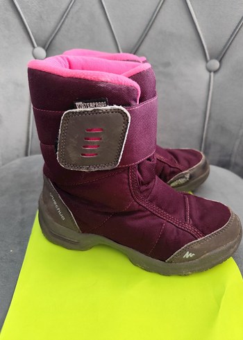 Decathlon Mor Kız Çocukları Street Wear Botlar Velcro