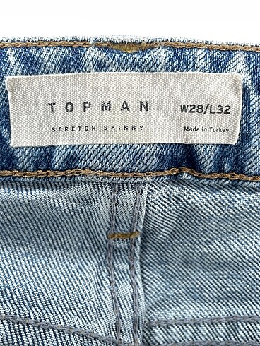 28 Beden mavi Renk Topshop Jean / Kot %70 İndirimli.