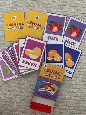 Hafıza Kartı Meyve ve Sebze Temalı
