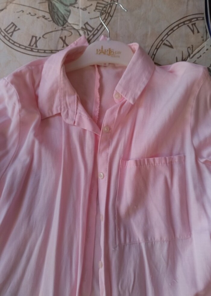 Pembe gömlek  - Görsel 2