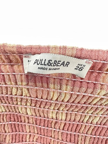 26 Beden pembe Renk Pull and Bear Kısa Elbise %70 İndirimli.