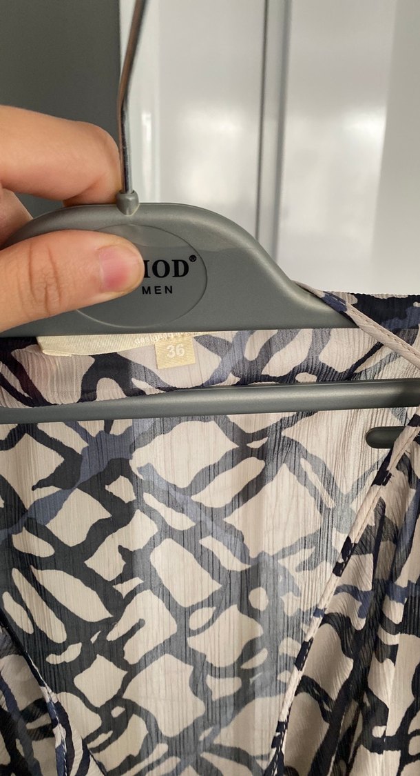 Drapeli Uzun elbise - Görsel 3