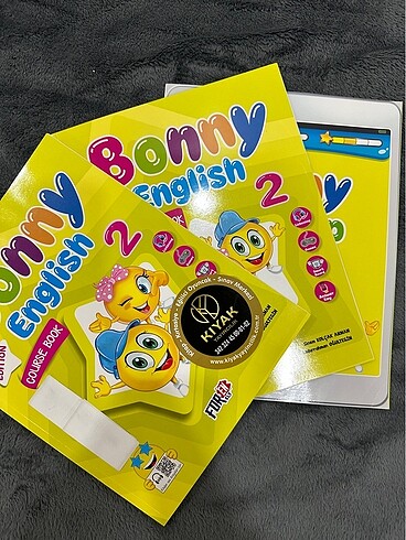 2.SINIF BONNY 3LÜ İNGİLİZCE KİTAP SETİ
