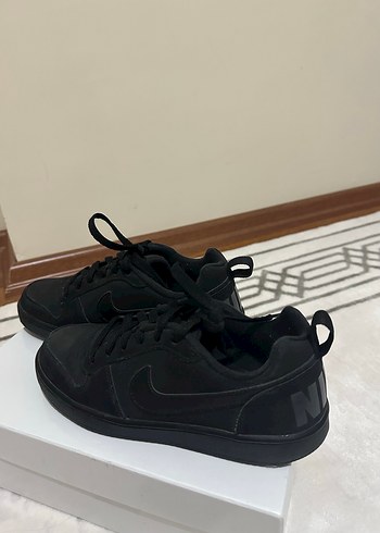 Siyah Kadın NİKE COURT Spor Ayakkabı - Görsel 6