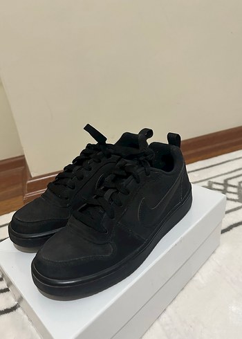 Siyah Kadın NİKE COURT Spor Ayakkabı - Görsel 5