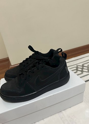 Siyah Kadın NİKE COURT Spor Ayakkabı - Görsel 2