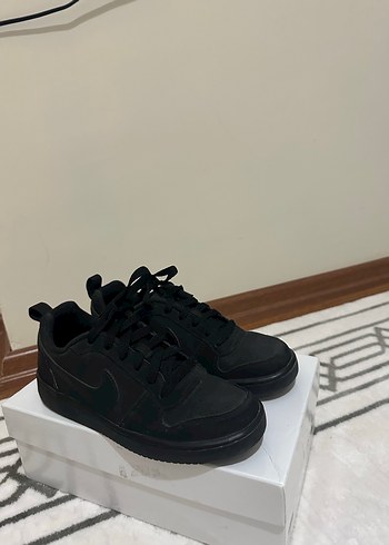 Siyah Kadın NİKE COURT Spor Ayakkabı - Görsel 7