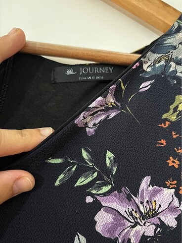 44 Beden siyah Renk Journey elbise