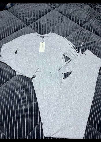 Gri Kadın Rahat Kesim Eşofman Altı - Görsel 3