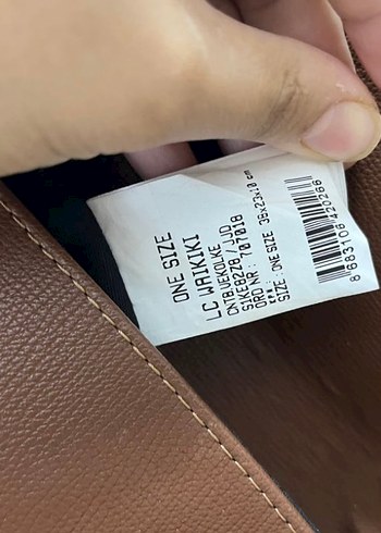 Kahverengi Deri Kadın Çanta - Görsel 3